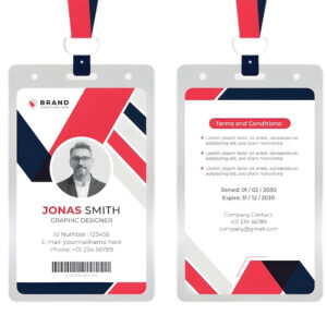 Employee Or Student School ID Card